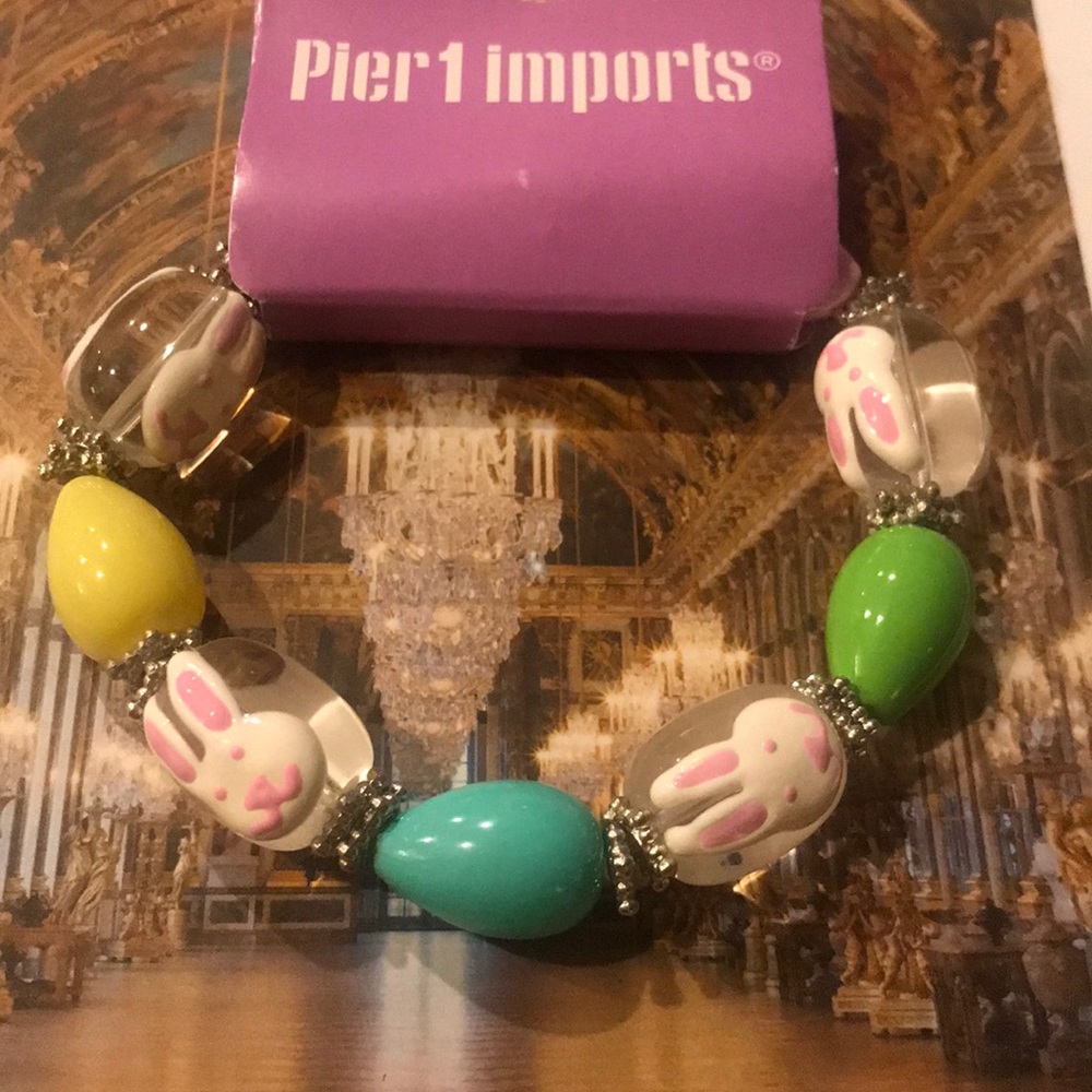 Pier One Easter Bunny Bracelet New with tag
